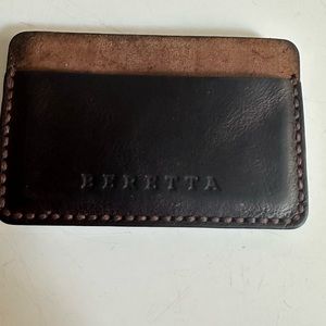 Brown Leather Card Holder
